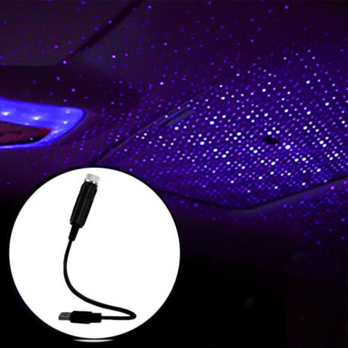 Plug&Play Car USB Star Ceiling Light Roof Light Romantic USB Night Light Party 